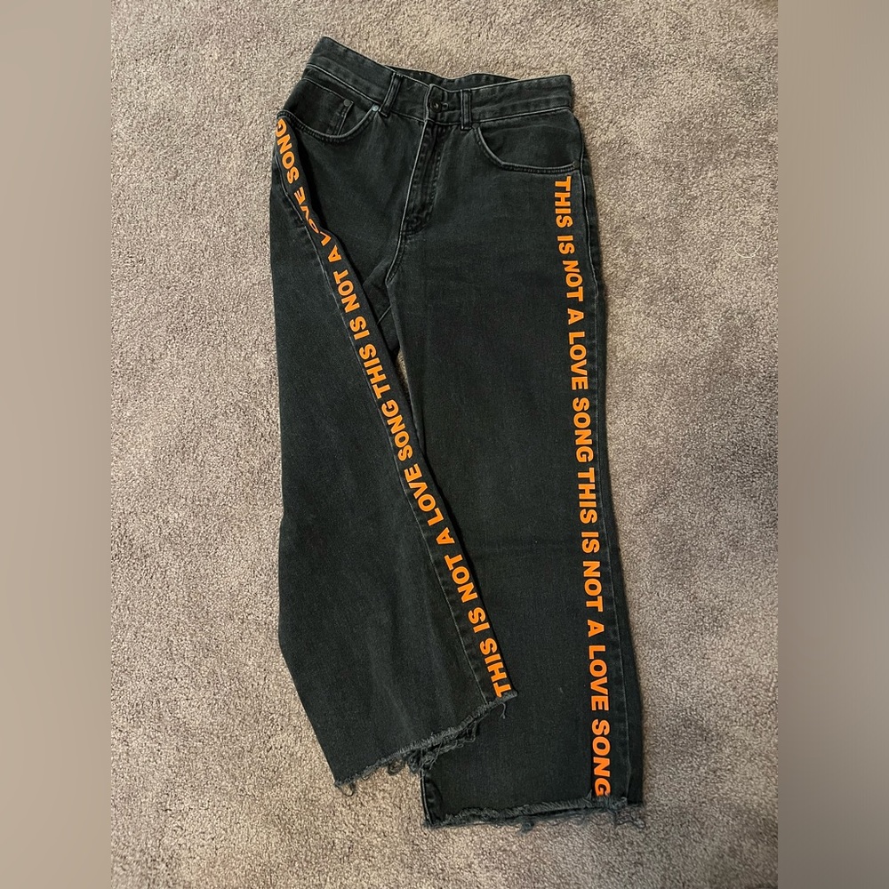 Ragged Priest “This is not a love song” Cropped Jeans